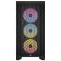 Miniatyrbild 2 av 6: PC-chassi - CORSAIR - 3000D RGB AIRFLOW - ATX Midi-Tower - 3 AR120 RGB-fläktar - Svart