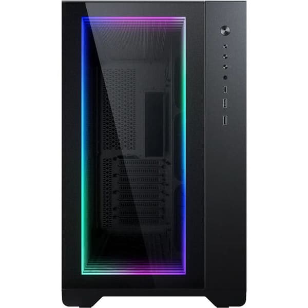 E-ATX Mid Tower PC-fodral - Magnium Gear - Qube 2 - Glaspaneler - RGB - 360 mm kylning