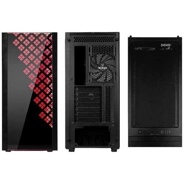 BITFENIX Dawn TG (svart) - Fodral utan strömförsörjning - Mellantorn - E-ATX-format
