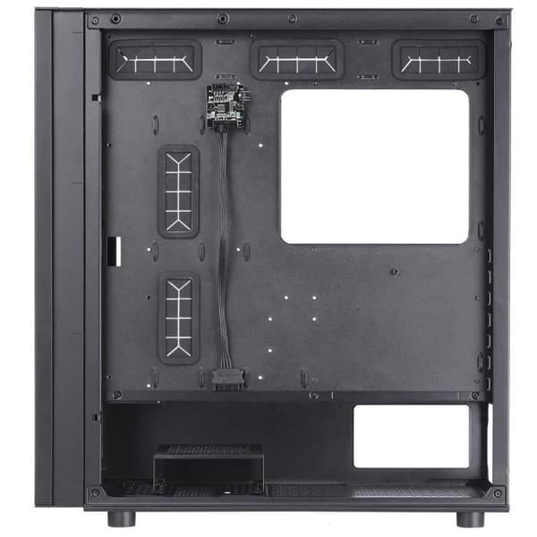 BITFENIX Dawn TG (svart) - Fodral utan strömförsörjning - Mellantorn - E-ATX-format