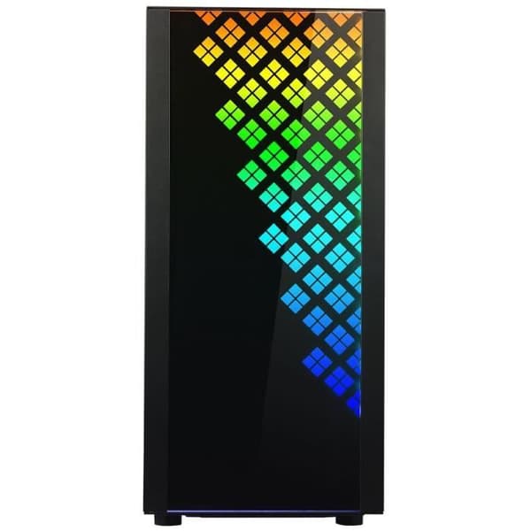 BITFENIX Dawn TG (svart) - Fodral utan strömförsörjning - Mellantorn - E-ATX-format