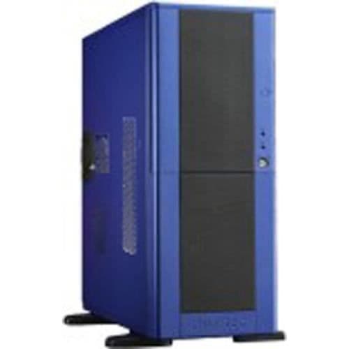 CHIEFTEC CASE MIDI LCX-01BL-BL-B NOPSU HT-01B-350GPB Svart