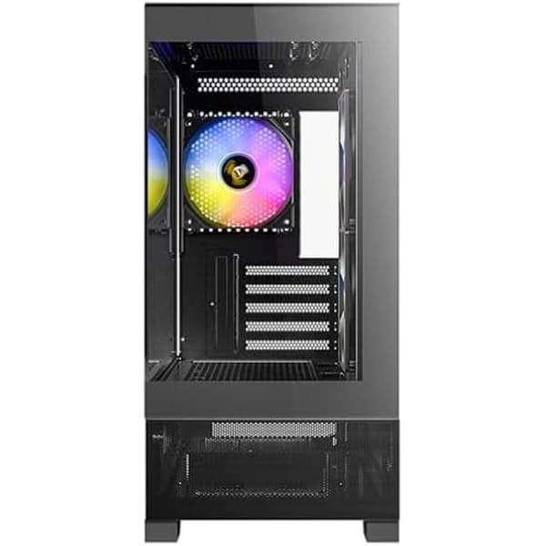 Antec CX500M RGB MicroATX spelfodral i härdat glas - Svart