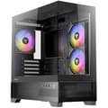 Miniatyrbild 1 av 3: Antec CX500M RGB MicroATX spelfodral i härdat glas - Svart