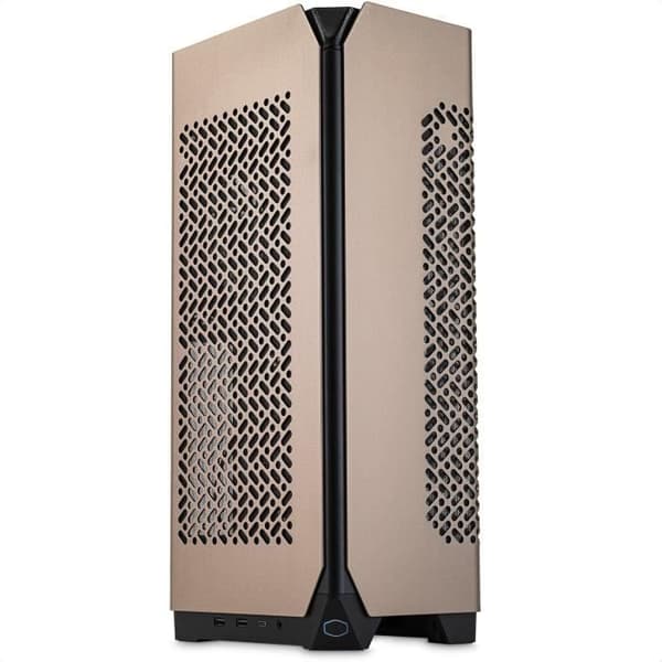 PC-fodral - COOLER MASTER - NCORE 100 MAX, SFF, brons, 850W, ATX, 120 mm fläktar, 2,5" SSD