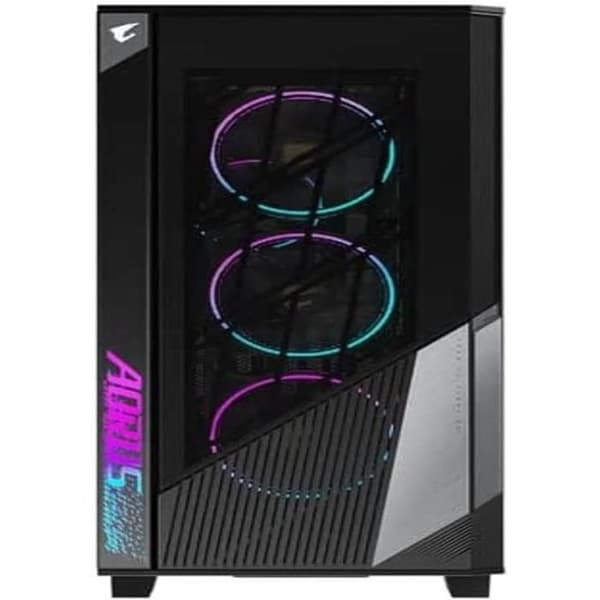 PC-chassi - GIGABYTE - GB-AC500G - Svart - Härdat glas - Midi Tower Svart