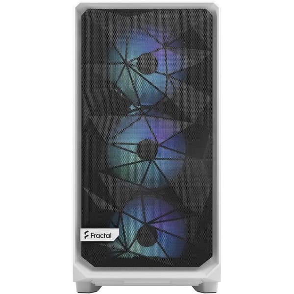 FRACTAL DESIGN - Meshify 2 RGB White TG Clear Tint - PC-fodral - Vit ( FD-C-MES2A-08 )