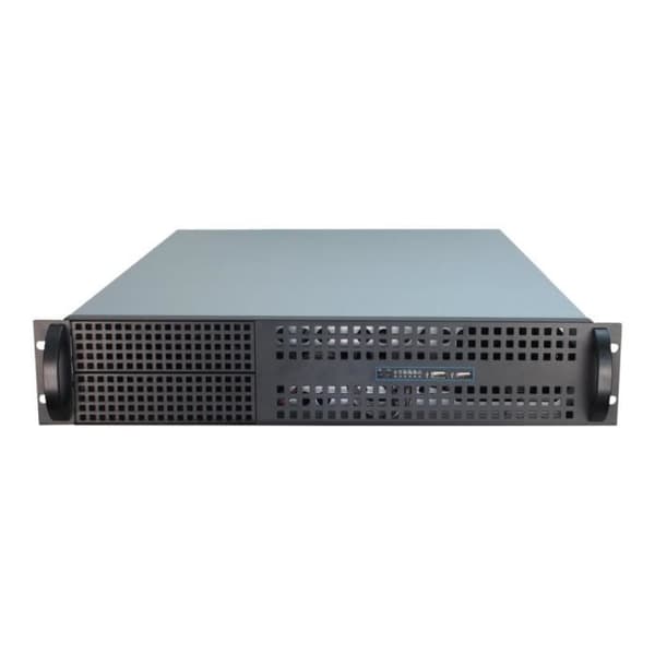 Inter-Tech IPC 2U-2129N 2U rackmonterbar hölje - SSI EEB - Ingen strömförsörjning - USB Svart, Silver
