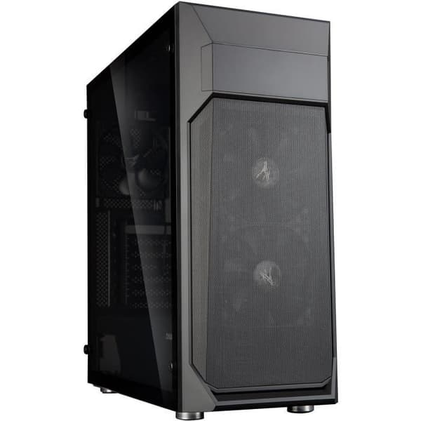 ZALMAN Z1 PLUS (Svart) - Fodral utan strömförsörjning - Mellantorn - ATX-format Svart