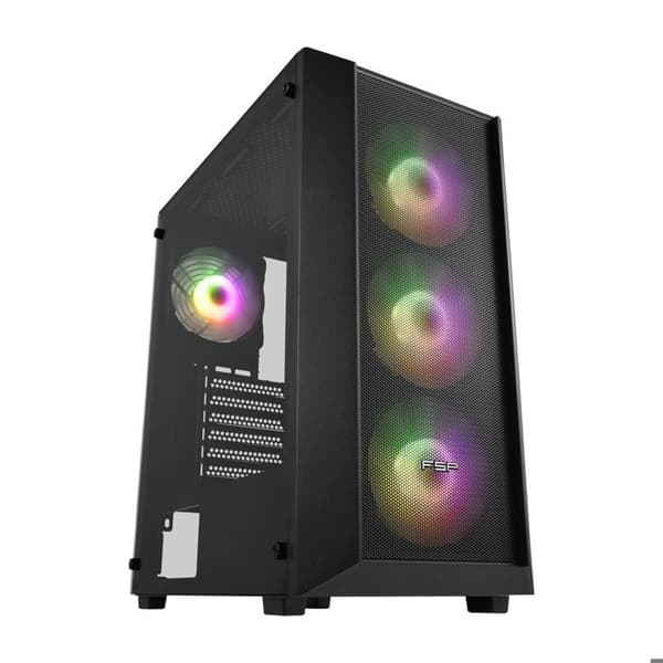 FSP Boitier Medium Tower ATX FSP Svart