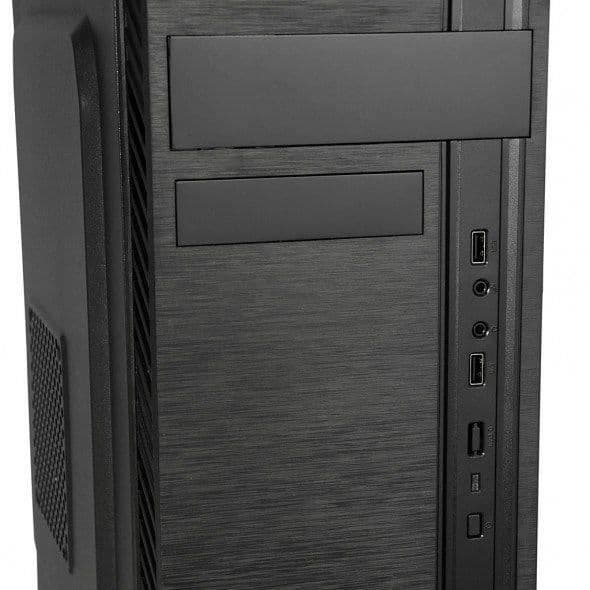 iBox VESTA S30 Midi ATX Tower Svart Svart