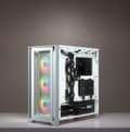 Miniatyrbillede 5 af 9: Corsair iCUE 4000X RGB Midi Tower Hvid