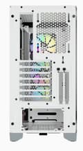 Miniatyrbillede 8 af 9: Corsair iCUE 4000X RGB Midi Tower Hvid