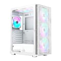 Miniatyrbild 1 av 4: Montech X3 Mesh Midi-Tower, RGB, Härdat Glas – Vit