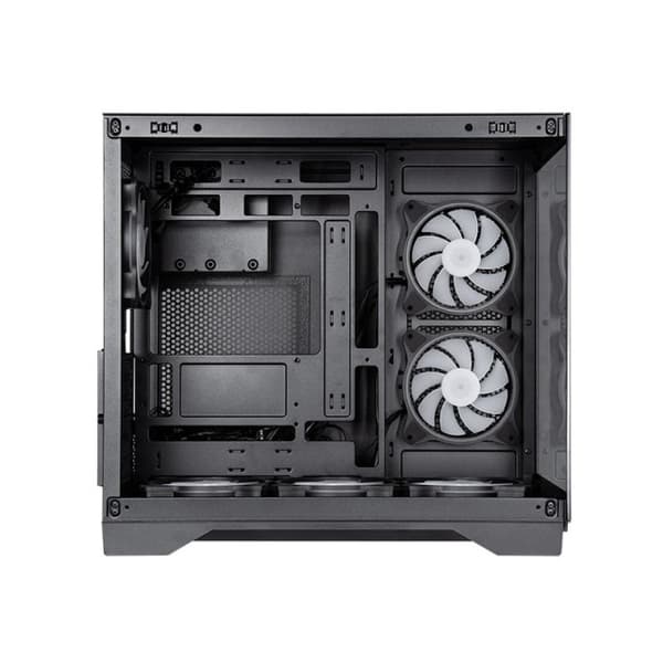 Computerkabinet Chieftec Geh Visio GM-30B-TG-OP sort hærdet glas x 2