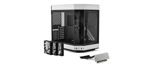 HYTE Y60 Midi Tower Svart, Vit
