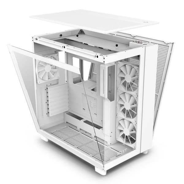 NZXT H9 Flow Midi-tornikotelo, valkoinen