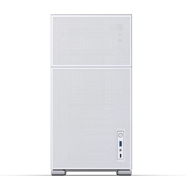 Jonsbo D41 MESH ATX-chassi, härdat glas - vit Vit