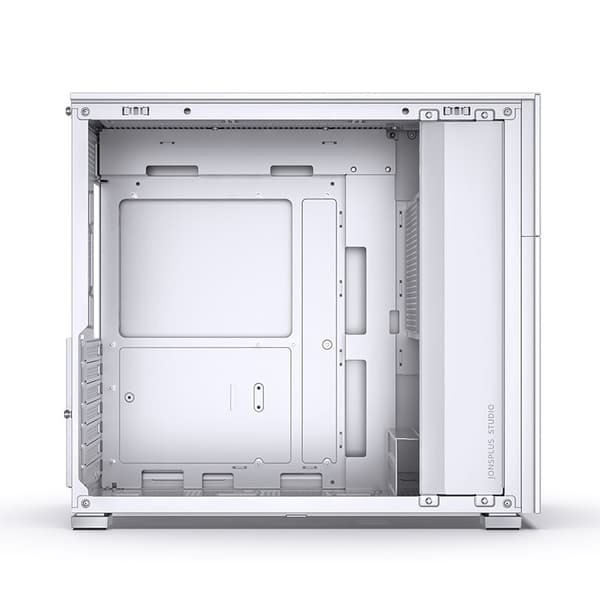 Jonsbo D41 MESH ATX-chassi, härdat glas - vit