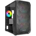 Miniatyrbild 1 av 2: PC-chassi mATX - SHARKOON - MK3 RGB - Härdat glas - 4 förinstallerade fläktar - USB-C