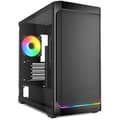 Miniatyrbild 1 av 2: PC-chassi mATX - SHARKOON - MK4W RGB - RGB-belysning - 4 förinstallerade fläktar - Svart