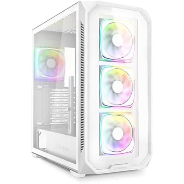 PC-chassi - SHARKOON - AK5G RGB - Vit - ATX - 4 PWM-fläktar 120mm | Vit ...