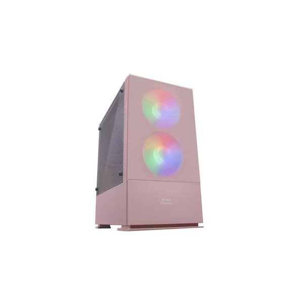 MicroATX-datorlåda - Mars Gaming - MCZP Rosa - RGB - MESH-panel - Vattenkylning