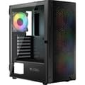 Miniatyrbild 1 av 2: PC-chassi - sidopaneler Logic - AT-ARAMIS-10-0000000-0002 - ARAMIS ARGB MINIDI USB-3.0-chassi svart ()