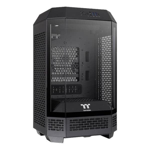 Mini Tower Chassi - THERMALTAKE - Tower 250 - Svart - Härdat glaspaneler - Effektiv kylning
