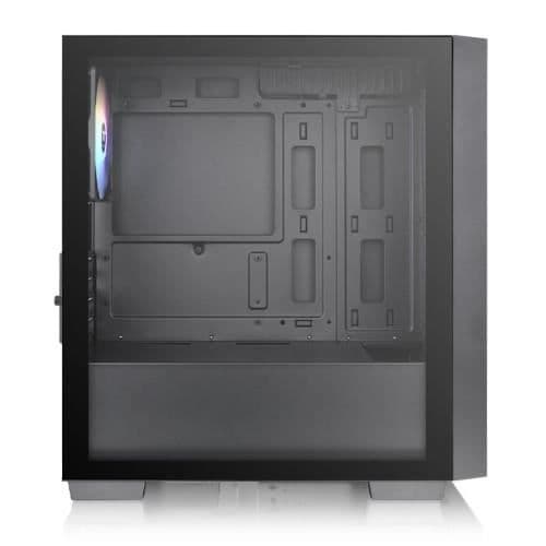 Thermaltake Versa H16 Chassi PC Micro Tower Tempererat Vetro ARGB Svart