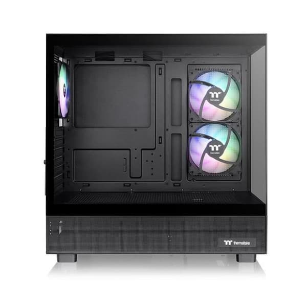 Thermaltake View 270 Plus Chassi PC Gaming Midi Tower Svart Tempererat Glas ARGB ATX