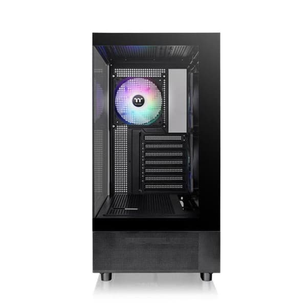 Thermaltake View 270 Plus Chassi PC Gaming Midi Tower Svart Tempererat Glas ARGB ATX