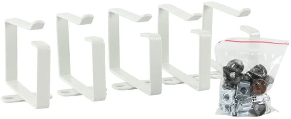 Lanview kabelophængssæt, aluminium, 88x60mm, 5 stk., RAO125WH