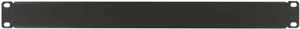 Lanview 1U blindpanel 19" med skruvar svart, RAB100BL