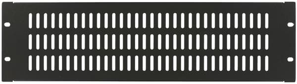 Lanview 3U 19" rackmonterad panel svart ventilerad 49814, RAB210BL