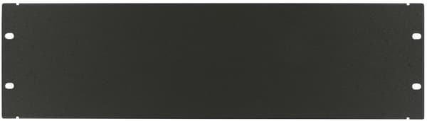 Lanview 3U blindpanel 19"" med skruvar svart, RAB110BL