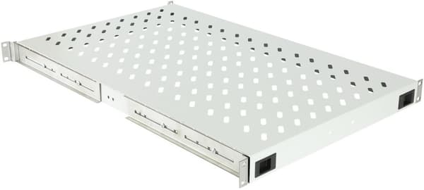 Lanview Stationär hylla typ D=1000 för serverskåp, vit, RAS420WH