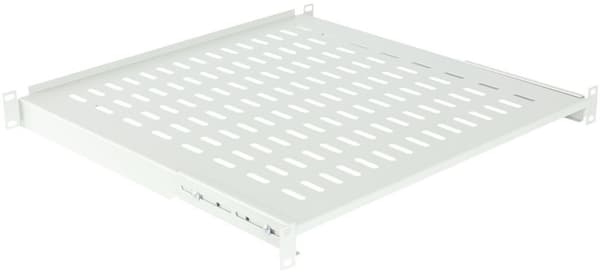Lanview 1U 19"" hyllykkö etu- ja takaosaan, yhdisteltävä, 450 mm syvyys, RAS405WH