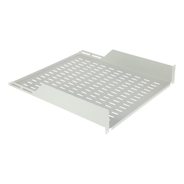 Lanview 2U 19" räkkihylly, 550 mm syvä, valkoinen, RAS215WH