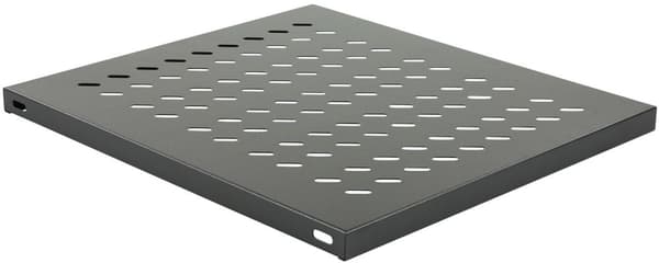 Lanview Fast hyllplan 1U 19" D=800MM SVART, RAS105BL