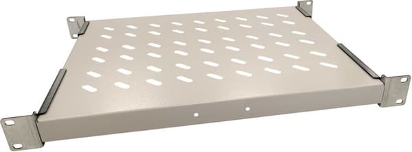 Lanview 1U 19" tietokonehylly D=600MM VALKOINEN MC-USBACNET2.5G, RAS100WH