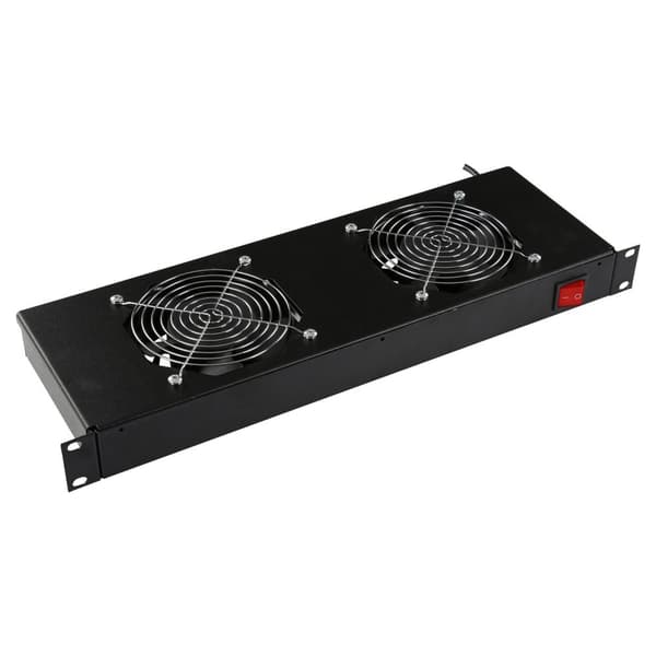 Lanview 2 fläktar, analog termostatfläktmodul 1U, RAF310BL