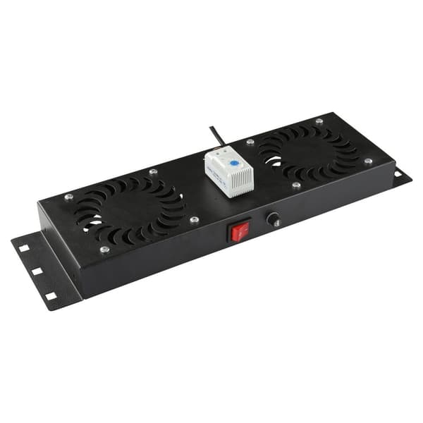 Lanview 2 fläktar, analog termostat, fläktmodul med brittisk kontakt, RAF115BL-UK