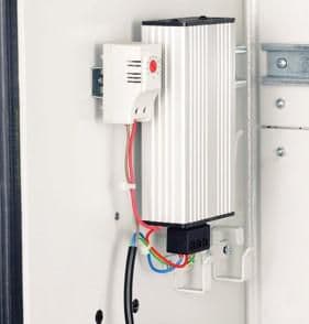 Lanview 100W IP-skabsvarmer med termostat 120-240 VAC, RAH100W-THM