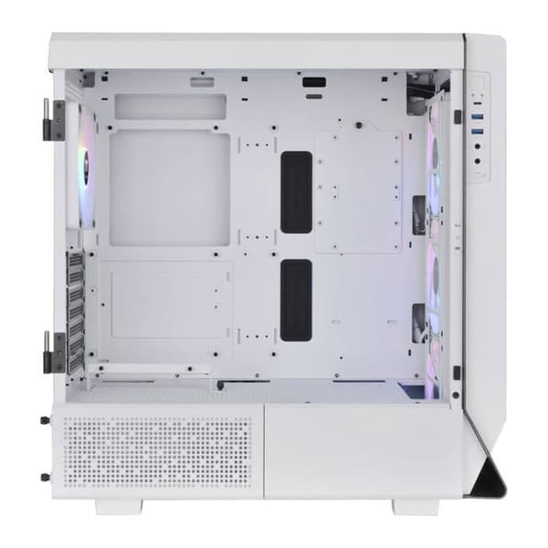 Chassi E-ATX - Thermaltake - CERES 500 TG ARGB SNOW - Härdat glas - 4 ARGB-fläktar - Elegant design
