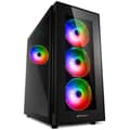 Miniatyrbild 1 av 4: SHARKOON TG5 PRO RGB PC-fodral - Svart - Midi Tower - 3x 120 mm - ATX, Micro ATX, Mini-ITX