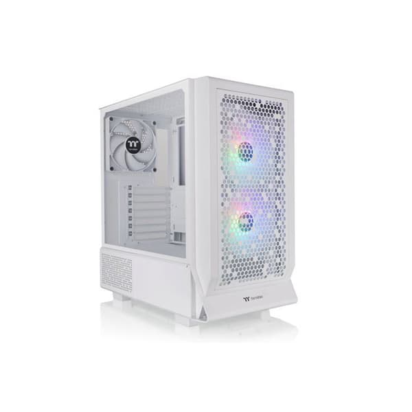 ATX-chassi - Thermaltake - Ceres 330 TG ARGB - Vit - 3 ARGB-fläktar - Härdat glas panel Vit