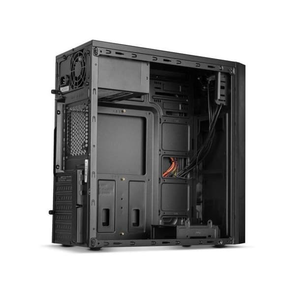 NOX LITE010 PC-fodral ATX midi tower 500 Watt (ATX) svart USB-Audio