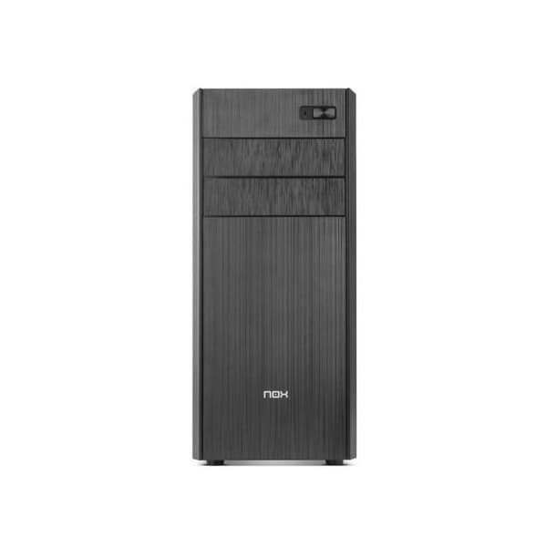 NOX LITE010 PC-fodral ATX midi tower 500 Watt (ATX) svart USB-Audio