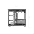 Miniatyrbild 6 av 6: ATX-chassi - Mars Gaming - MC-3TCORE - Trippel Härdat Glas - Dubbel Kammare - Svart